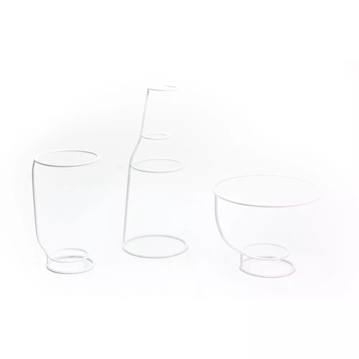 Vaso Simplic Scism Branco 15x26cm